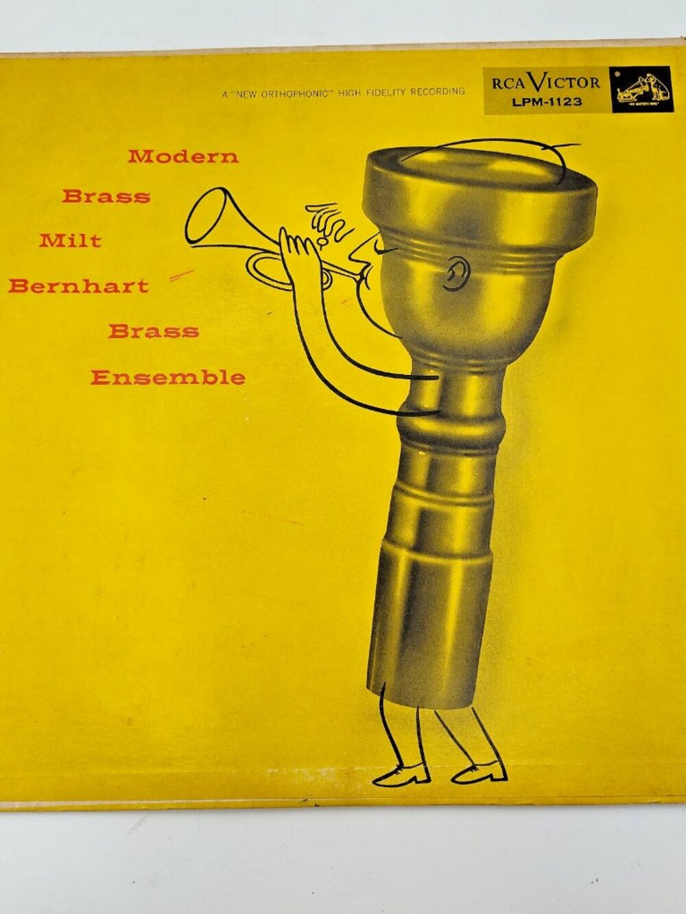 Milt Bernhart Modern Brass 1956 Vinyl LP RCA Victor LPM-1123 Jazz 33 RPM